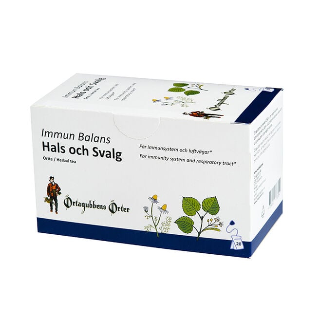 Immun Balans Hals och Svalg 1,5gr x 20 Tepåsar Immun Balans Hals och Svalg 20 Tepåsar