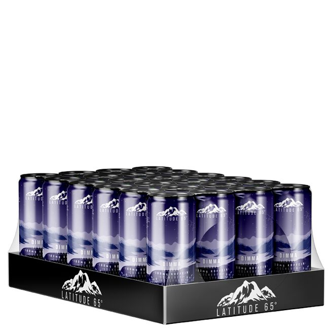 24 x Latitude 65, 330 ml, Dimma 24 x Latitude 65 Energidryck 330 ml Dimma - Blåbär