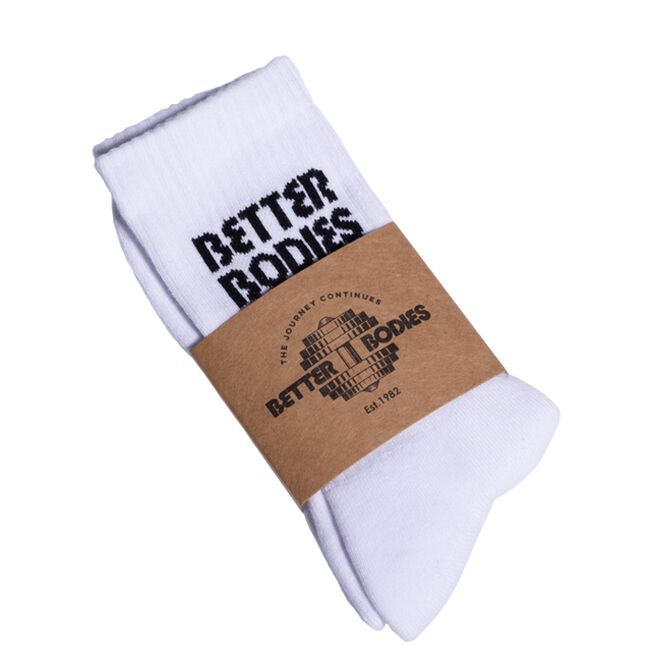 BB Crew Socks 1-pack, White BB Crew Socks 1-pack, White