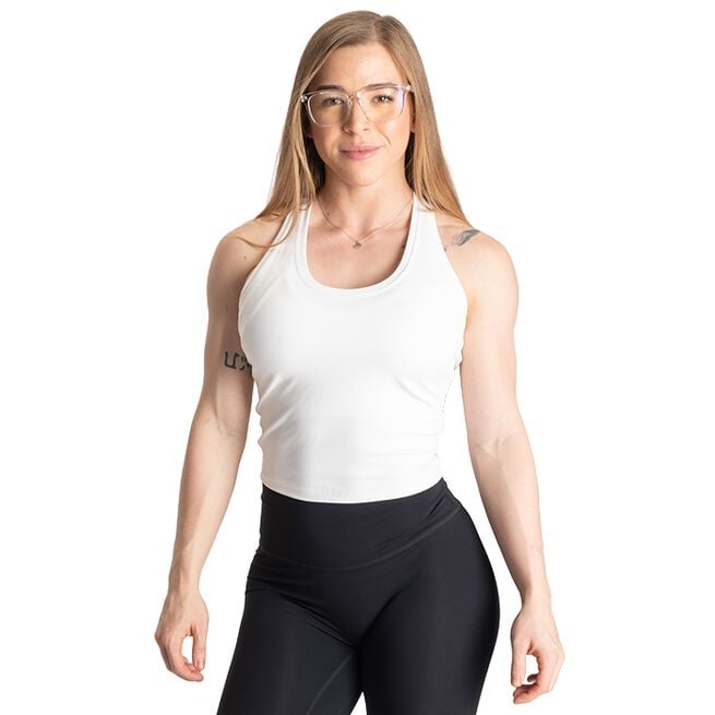 Better Bodies Core Crop T-Back, White Core Crop T-Back, White