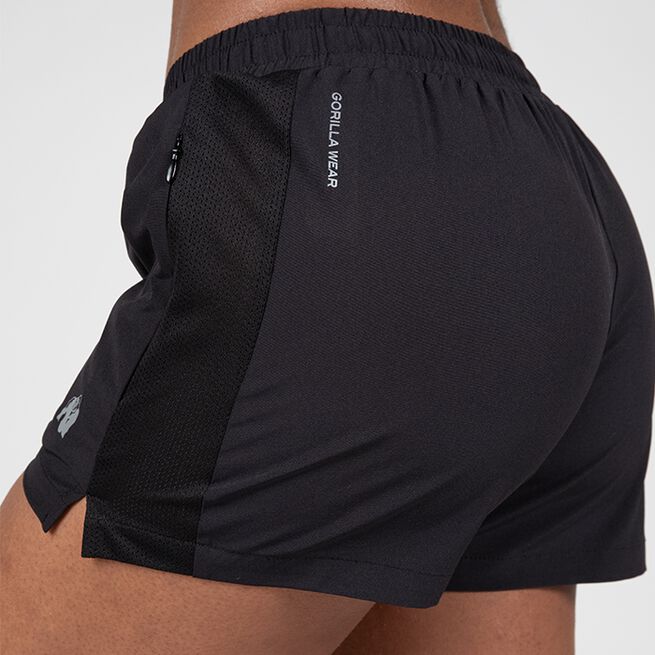 Gorilla Wear Marietta Shorts, Black Marietta Shorts, Black