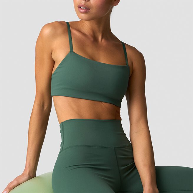 Nimble Adjustable Sports Bra, Moss, L  Nimble Sport-bh Mörkgrön