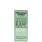 WermlandsChoklad Raw Ekologisk Choklad Mint Och Nibs 50 g