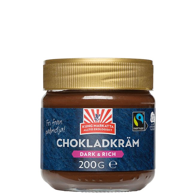 Kung Markattan Chokladkräm Mörk choklad 200 g