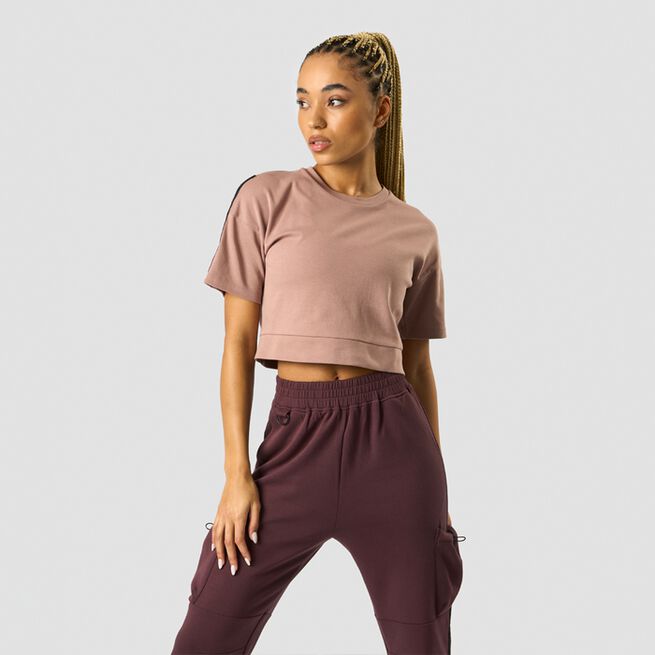 ICANIWILL Stance Cropped T-shirt, Light Mauve