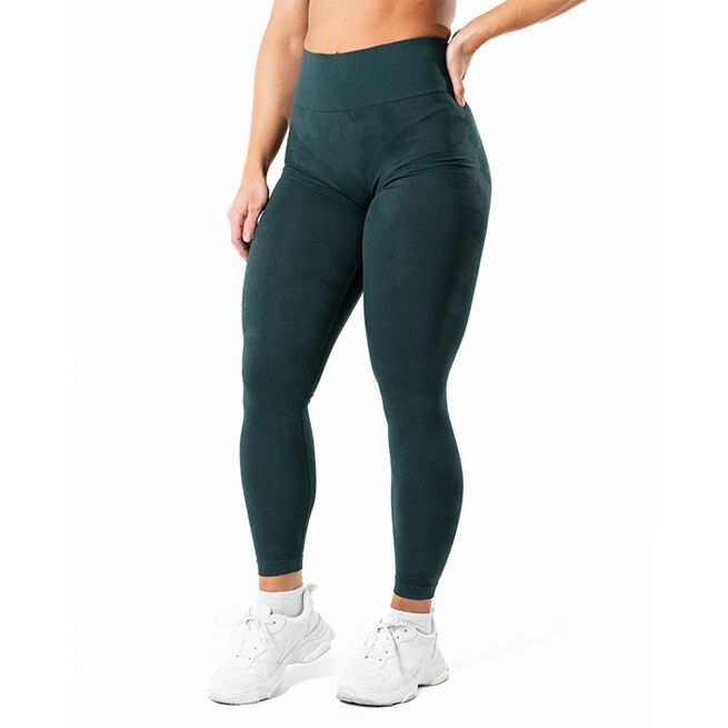 Relode Prime Scrunch Camo Tights, Teal, L Prime Scrunch Camo Tights Turkos