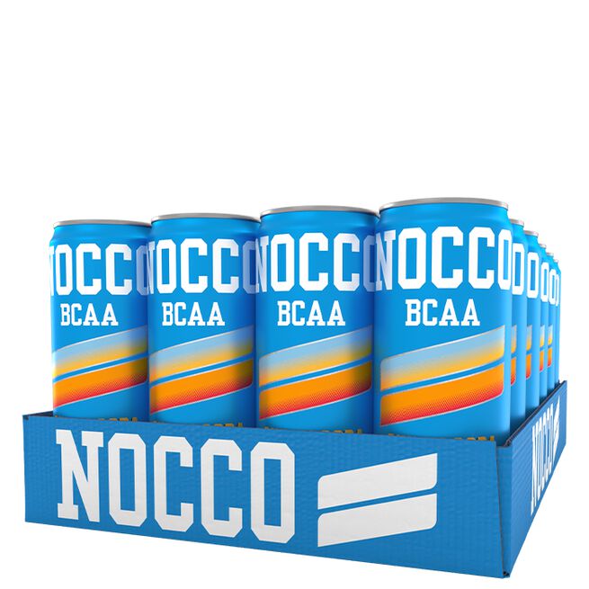 24 x NOCCO BCAA, 330 ml, Sunny Soda Flak 24 x NOCCO BCAA 330 ml Sunny Soda