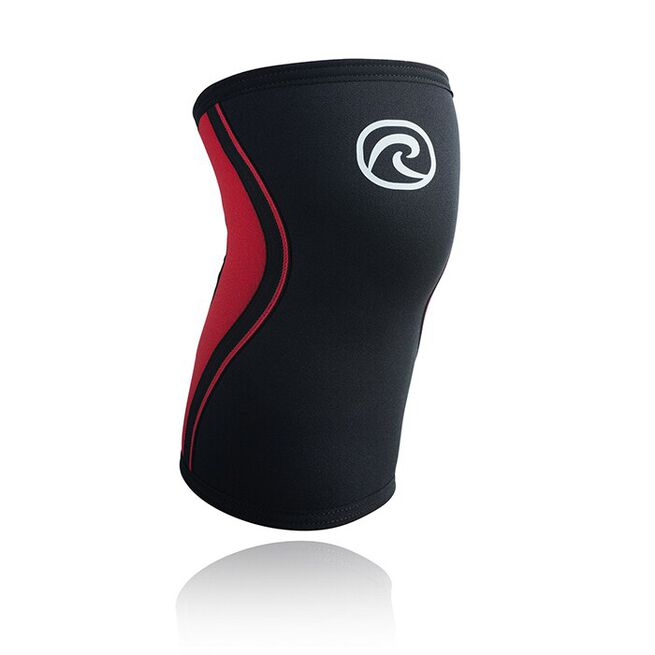 RX Knee Sleeve, 3mm, Black/Red, XS RX Knäskydd 3mm Svart/Röd