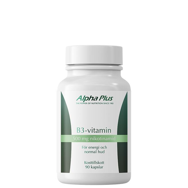 Alpha Plus B3 vitamin 90 kapslar B3-vitamin 90 kapslar