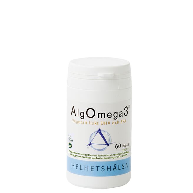 AlgOmega Helhetshälsa AlgOmega3 60 kapslar