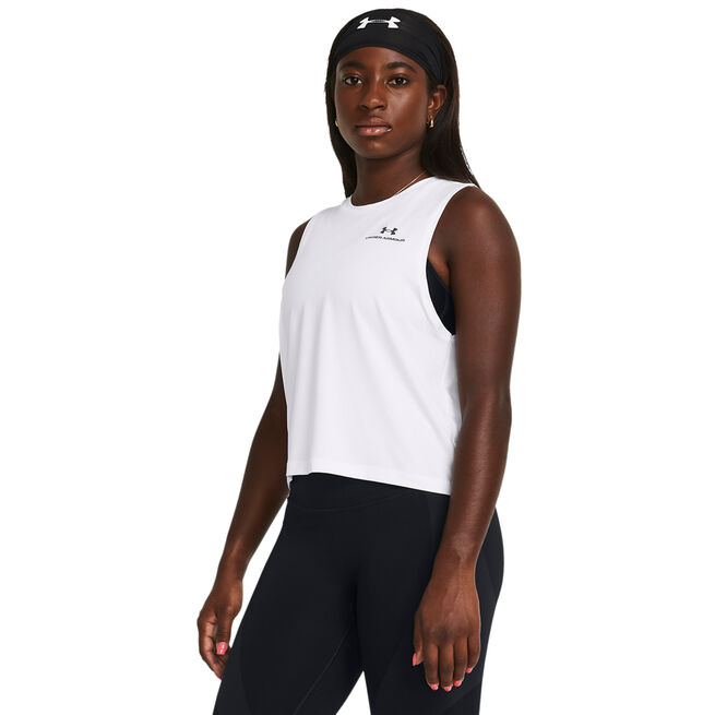 Vanish Energy Crop Tank, White, L Vanish Energy Linne Vit