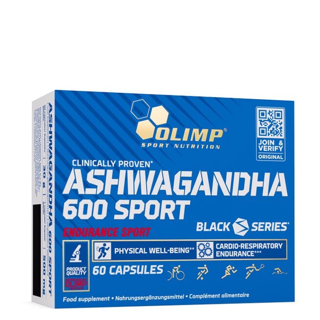 Ashwagandha 600 Sport, 60 kaps Ashwagandha 600 Sport 60 Kapslar
