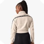 ICANIWILL Essential Cropped Logo Sweater, Beige