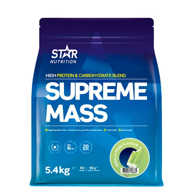 Star Nutrition Supreme Mass 5400g Supreme Mass Gainer 5400 g Vanilla Pear