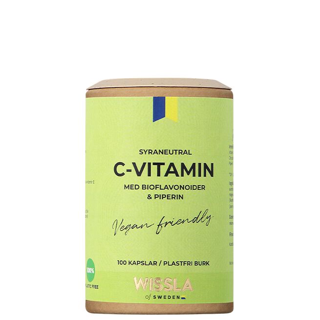 Wissla C-vitamin med Bioflavonoider, 90 kapslar