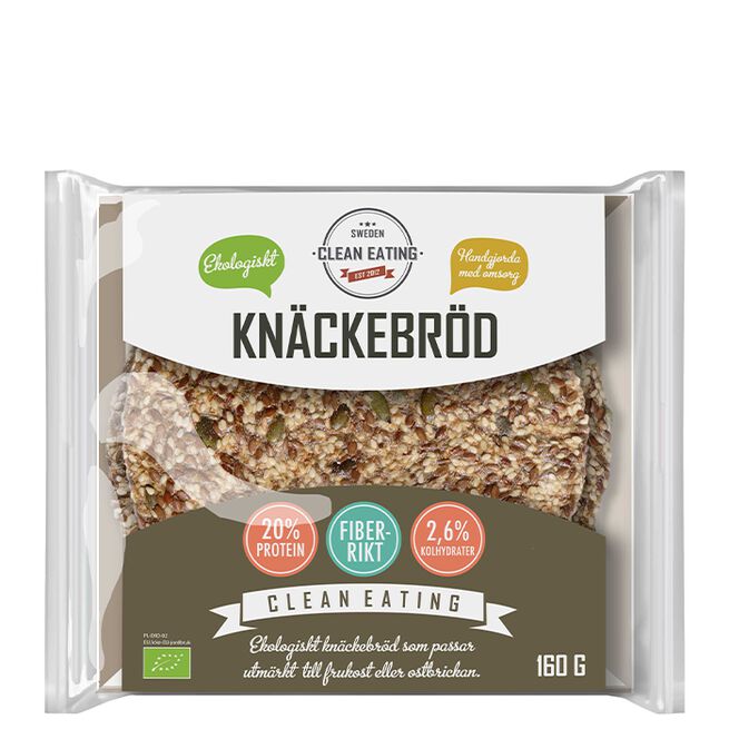Clean Eating Knäckebröd Knäckebröd 160 g