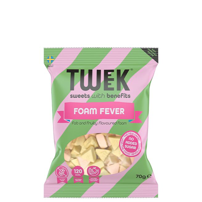 Tweek 70 g Foam Fever Lågkalori Godis 80 g Foam Fever