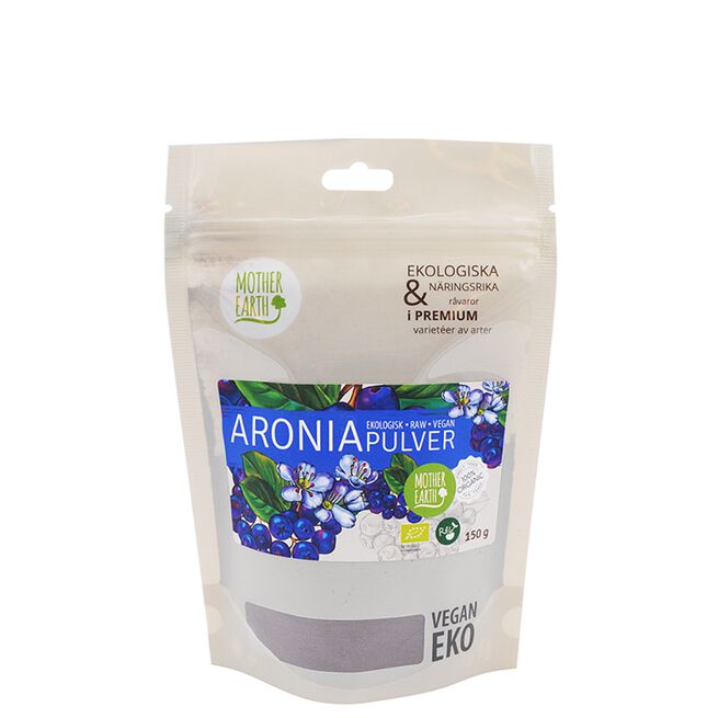 Mother Earth Aroniapulver Raw Ekologisk 150 g