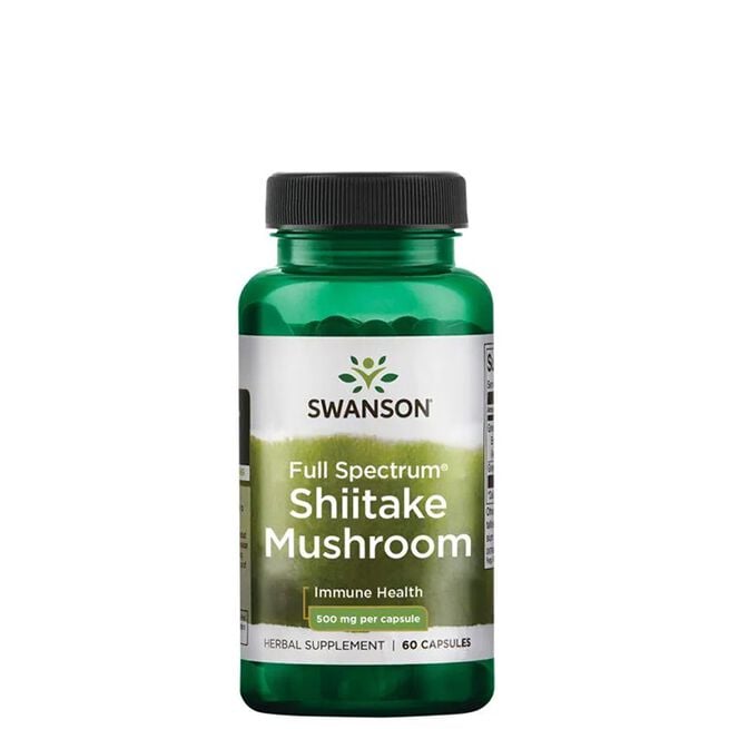 Full Spectrum Shiitake Mushroom 500 mg 60 kapslar Full Spectrum Shiitake Mushroom 500 mg 60 kapslar