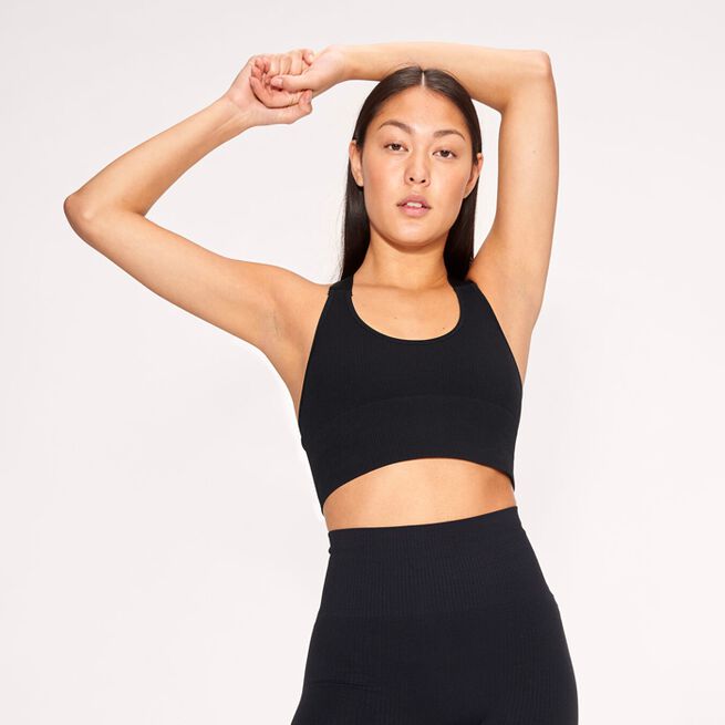 Rohnisch Seamless Rib Sportsbra Black Seamless Rib Sportsbra, Black