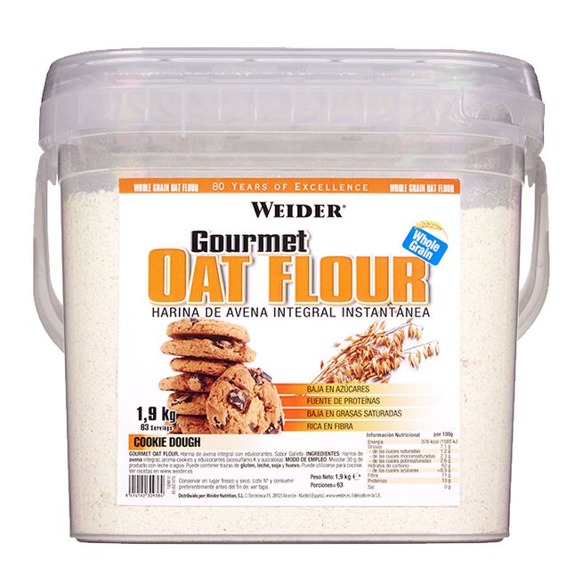 Oat Flour, 1900 g, Cookie Dough Havremjöl 1900 g Cookie Dough