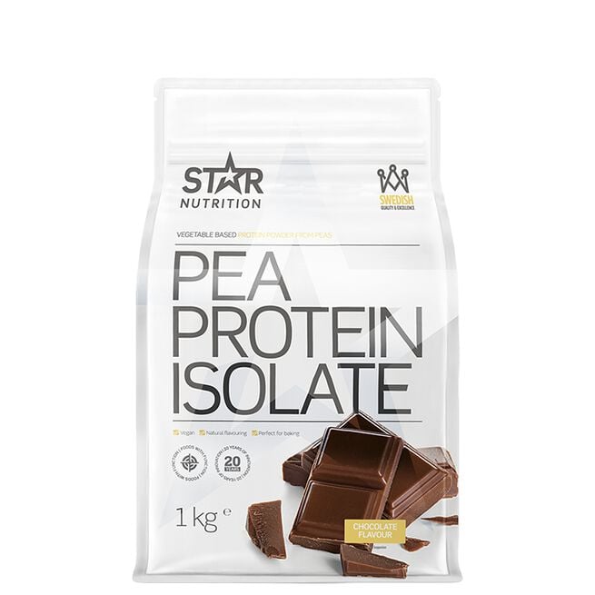 Star nutrition pea protein isolate Chocolate Ärtproteinisolat 1 kg Chocolate