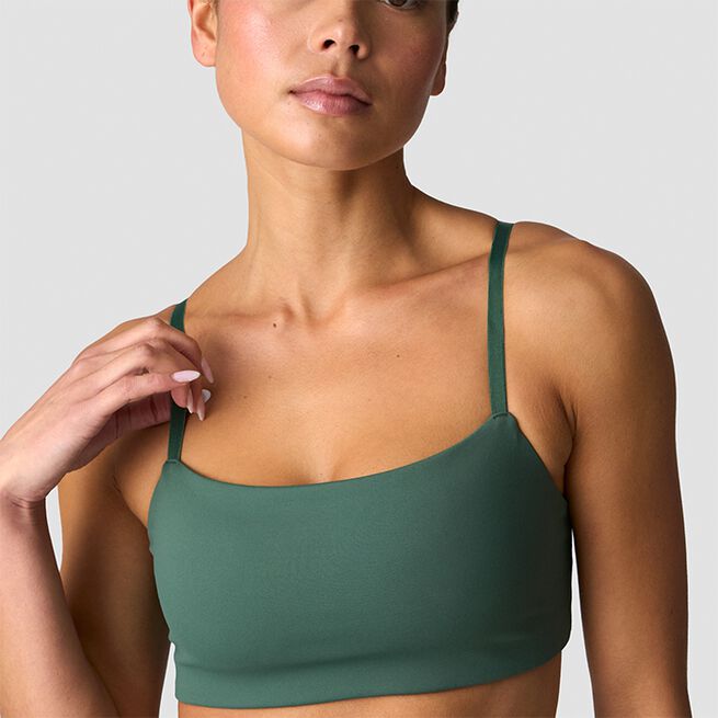 Nimble Adjustable Sports Bra, Moss, L  Nimble Sport-bh Mörkgrön