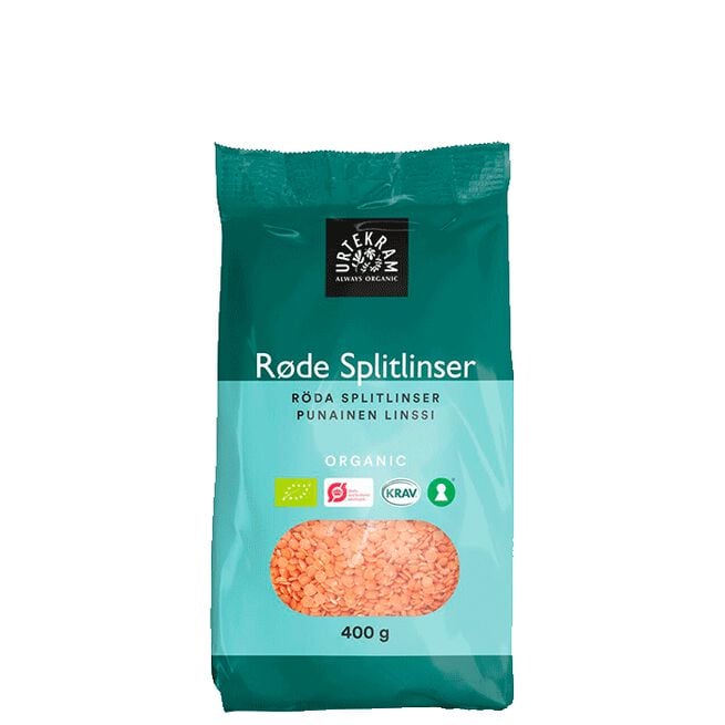 Röda splitlinser Röda Splitlinser 400 g