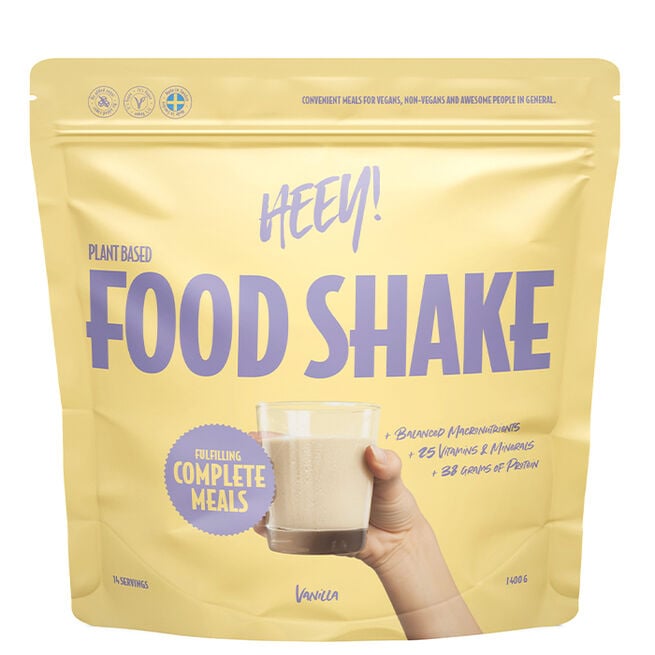 Heey! Vegansk Food Shake Måltidsersättning Vanilj 1400 g Vegansk Food Shake Måltidsersättning Vanilj 1400 g