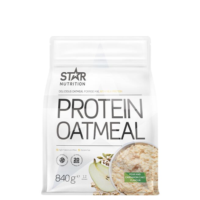 Protein Oatmeal, Pear-Cardamom Cake, 840g Proteingröt Glutenfri 840 g Pear-Cardamom Cake