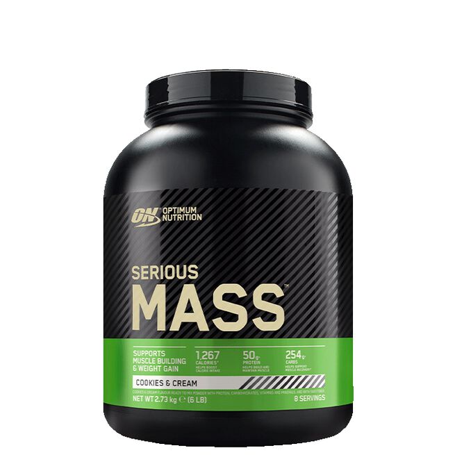 Optimum Nutrition, Serious Mass, 2727 gram, Cookies and Cream Serious Mass Gainer 2,7 kg Cookies & Cream