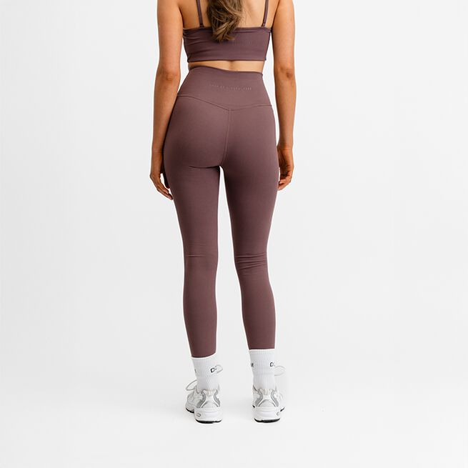 Butter Soft High Waist Tights, Dark Mauve, XS  Träningstights Ljuslila