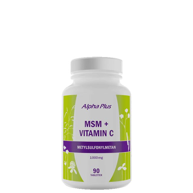 MSM + Vitamin C 90 tabletter 