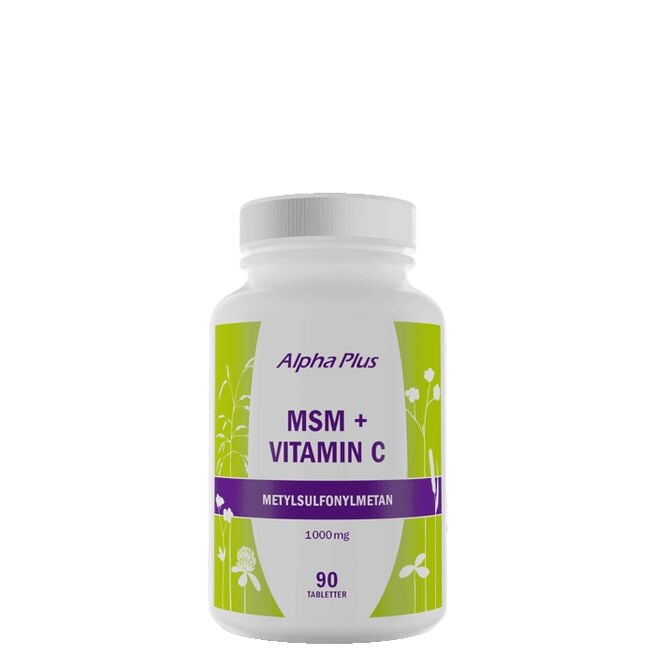 MSM + Vitamin C 90 tabletter MSM + Vitamin C 90 tabletter