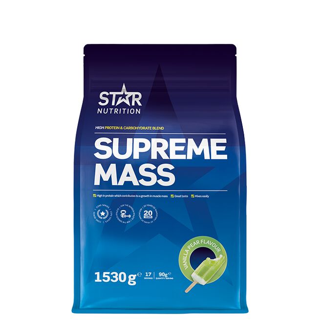 Star nutrition supreme mass vanilla pear Supreme Mass Gainer 1,53 kg Vanilla Pear