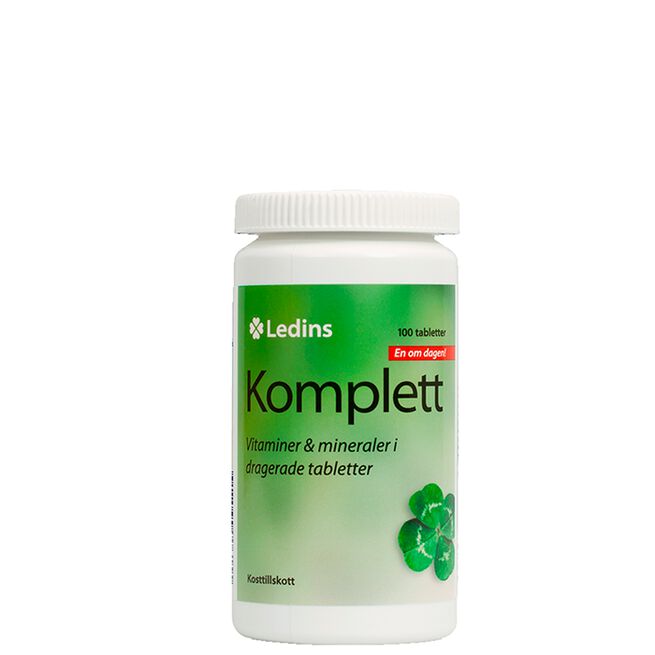 Komplett Ledins Multivitamin Komplett 100 tabletter