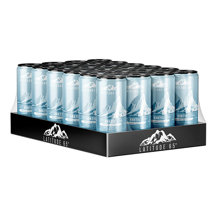 24 x Latitude 65, 330 ml 2 kr pant Arktis - Granat&auml;pple