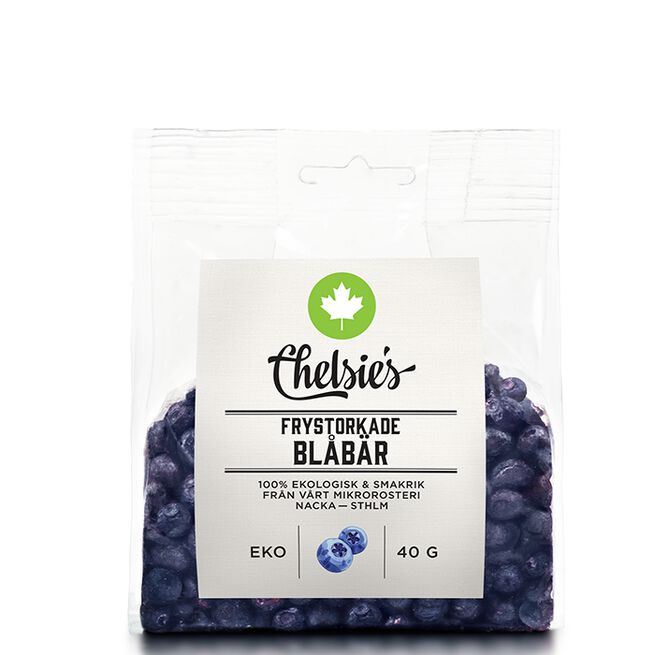 Chelsies Organic Gourmet Products Frystorkade Blåbär 40 g Frystorkade Blåbär 40 g