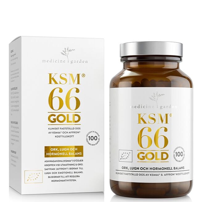 MedicineGarden KSM66 GOLD 100 EKO 100 kapslar KSM66 Gold Eko 100 kapslar