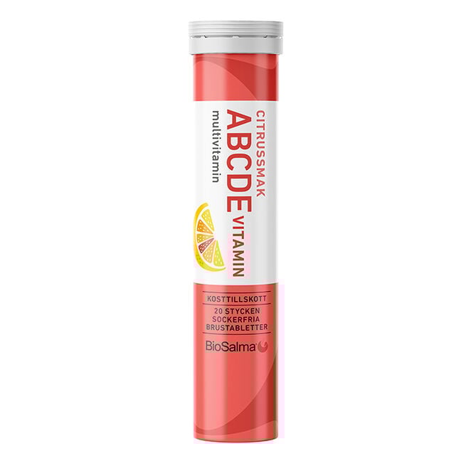 ABCDE-vitamin Citrus 20 brustabletter ABCDE-vitamin Citrus 20 brustabletter