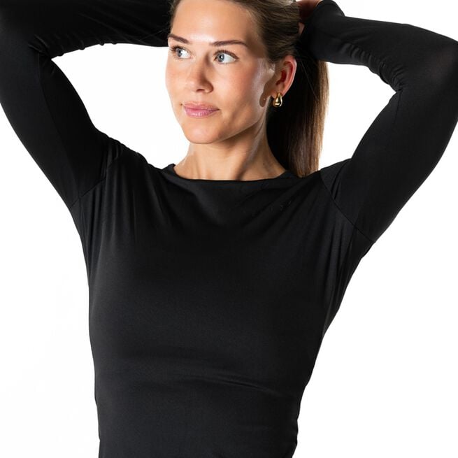 Relode Clean Longsleeve, Black Clean Träningströja Svart