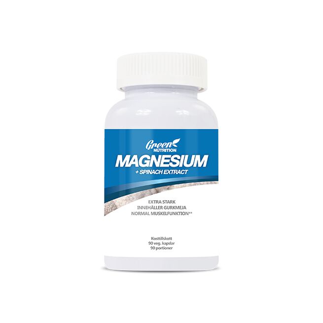 Magnesium och Spenat Extrakt 90 kapslar Magnesium och Spinach Extrakt 90 kapslar