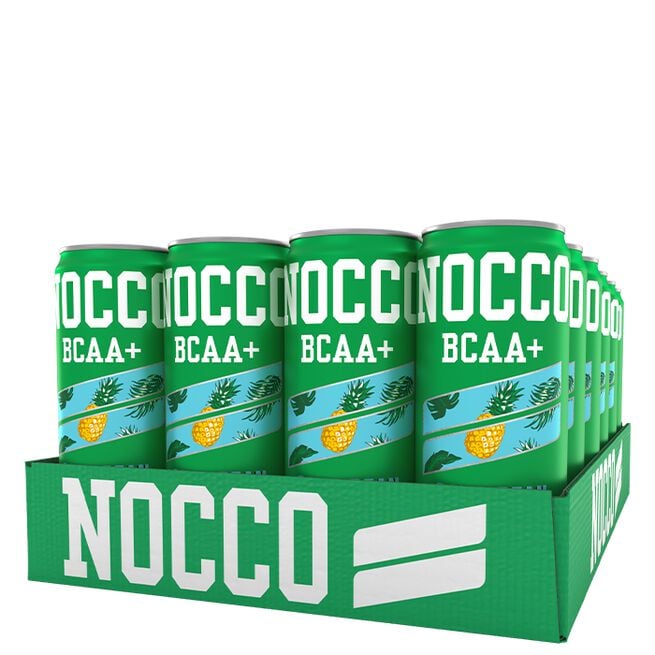24 x NOCCO BCAA+, 330 ml, Caribbean (koffeinfri)