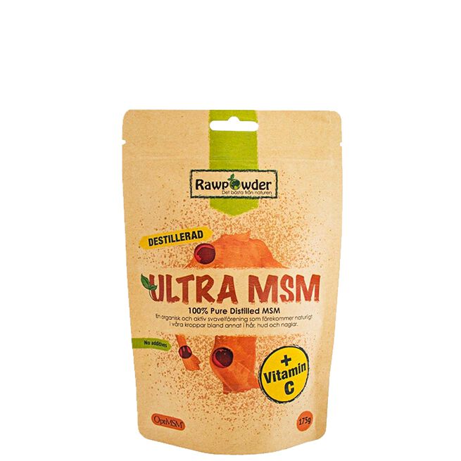 Ultra MSM+Vitamin C Rawpowder MSM Vitamin C 175 g