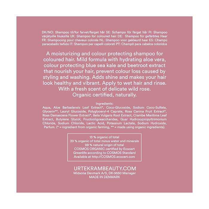 Schampo Soft Wild Rose F&ouml;r F&auml;rgat H&aring;r 500 ml