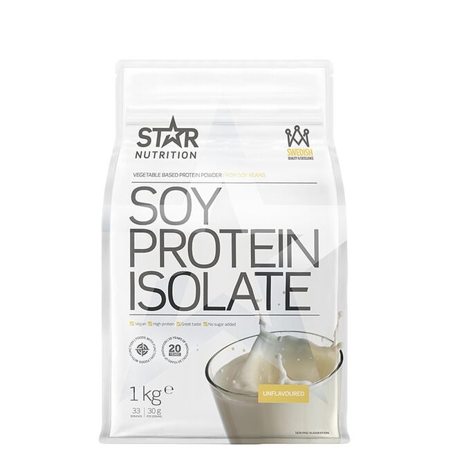 Star Nutrition Soy protein isolate Unflavoured Sojaproteinisolat 1 kg Natural