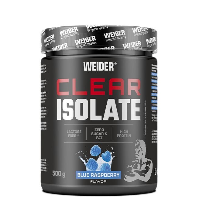 Weider Clear Isolate 500 g Blue Raspberry Clear Isolate Vassleproteinisolat 500 g Blue Raspberry