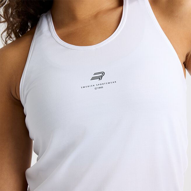 Motion Racerback, White, L Motion Racerback Linne Vit