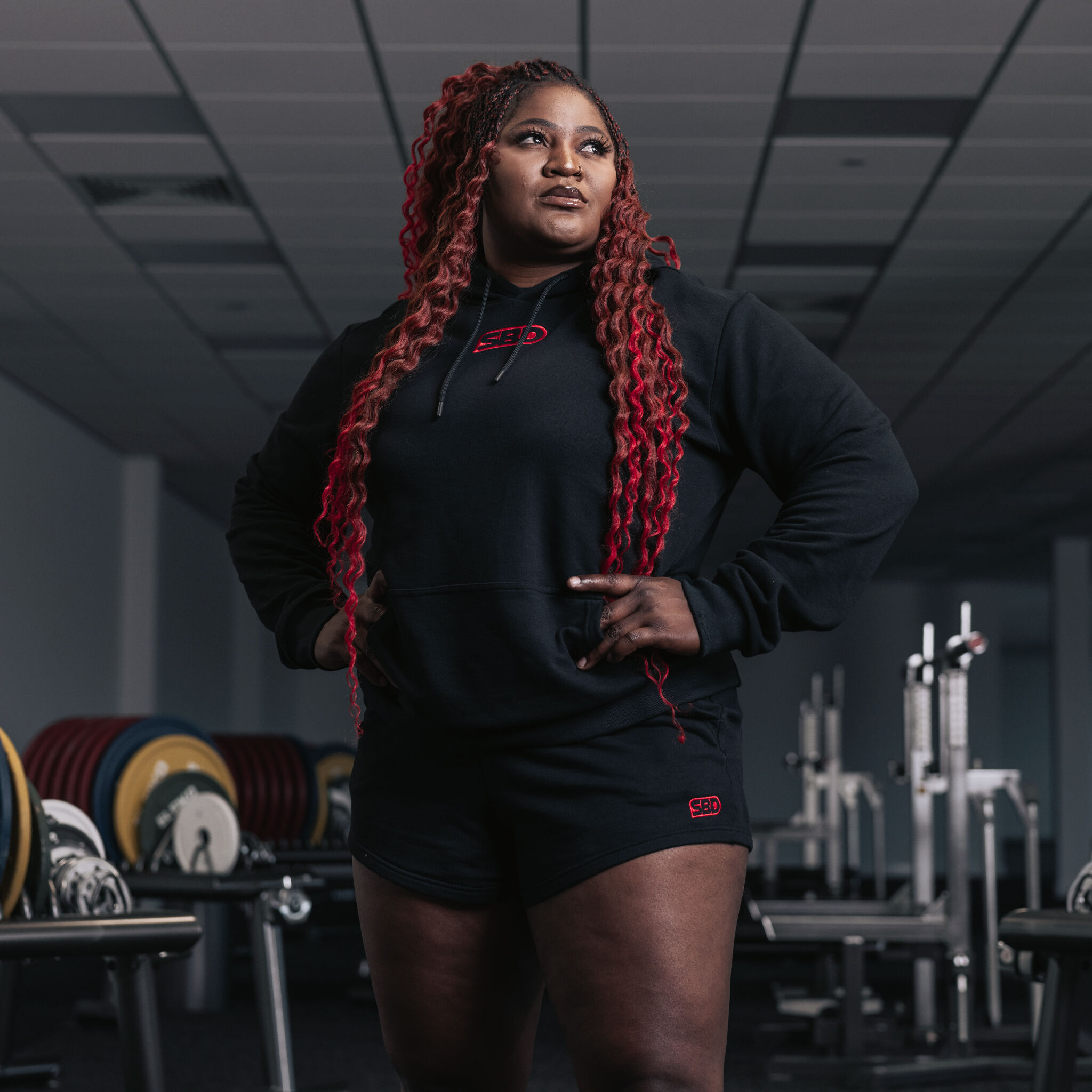 SBD Original Tr&auml;ningsshorts Dam Svart