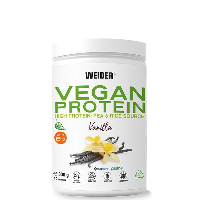 Weider Vegan Protein 300 g Vanilla Vege Protein Veganskt Proteinpulver 300 g Vanilla
